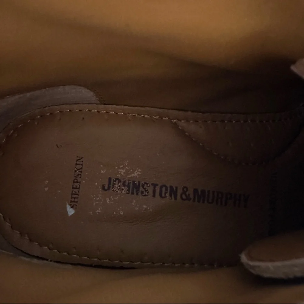 JOHNSTON & MURPHY Suede Chukka‎ Boots Tan Desert Men’s 7.5 Quiet Luxury Heritage